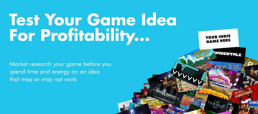 image of indie game market research campaign