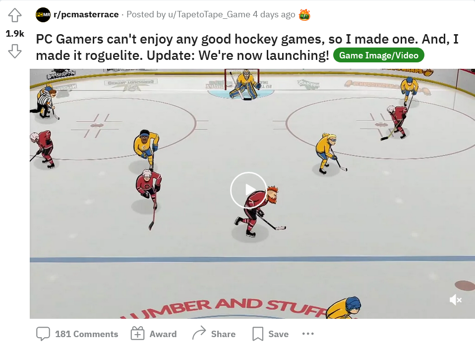 tape to tape hockey game for pc